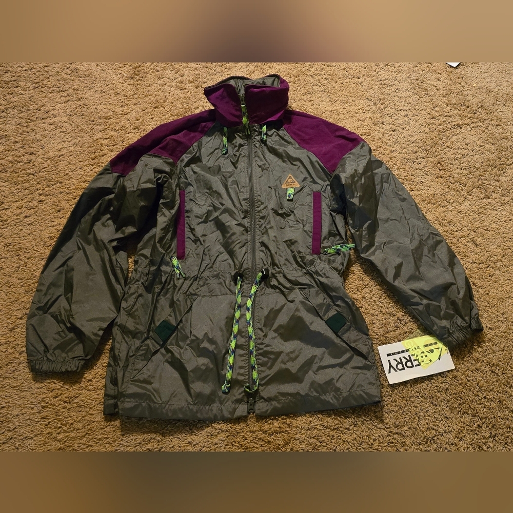 Vintage Gerry Jacket Windbreaker with Hood Nwt